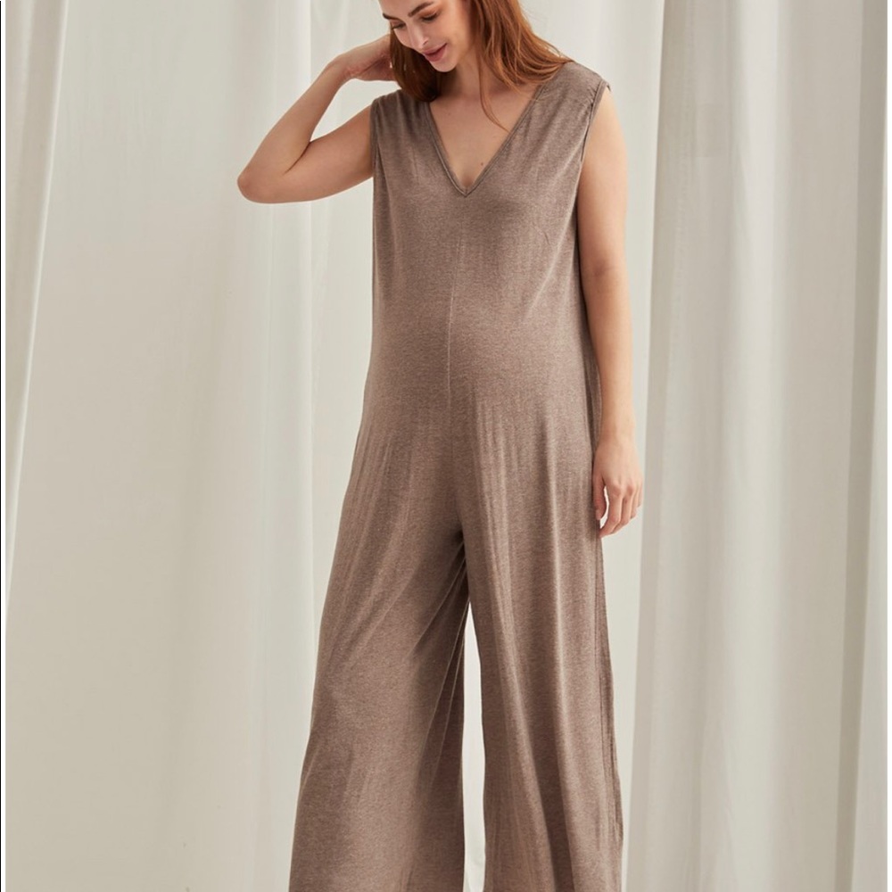 Nothing Fits But Soft Angora Gauze Knit Jumpsuit